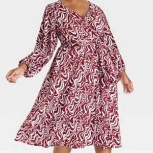 *DONATED* AVA & VIV NWT Midi Dress Size 0X